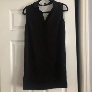 Black and White Color Block Dress